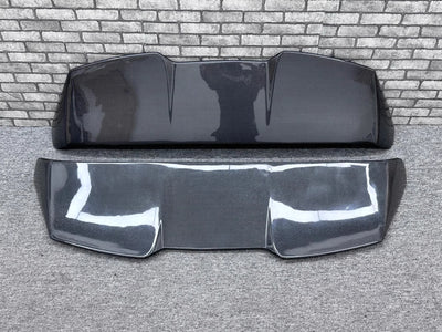 Becquet Fibre Carbone Porsche Cayenne 9Y0 2018-2024 - vue de dessus - Becquet Voiture