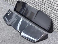 Becquet Fibre Carbone Porsche Cayenne 9Y0 2018-2024 - vue rapprochée - Becquet Voiture
