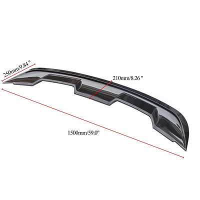 Becquet Ford Mustang GT Style Coupé 2015-2023 - détail du montage 2 - Becquet Voiture