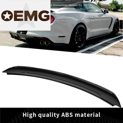 Becquet Ford Mustang GT500 GT350 2015-2023 Bright Black - installé sur véhicule - Becquet Voiture