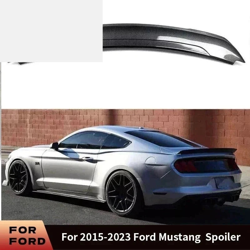 Becquet Ford Mustang GT500 GT350 2015-2023 Bright Black - vue de face - Becquet Voiture