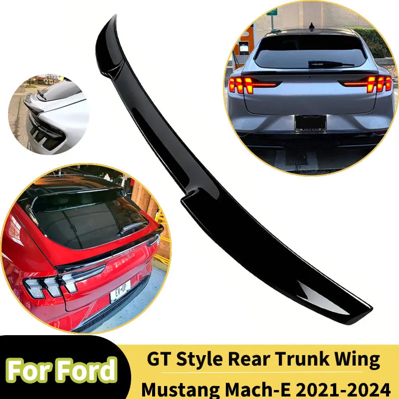 Becquet Ford Mustang Mach-E 2021-2024 Mid Wing - vue de face - Becquet Voiture