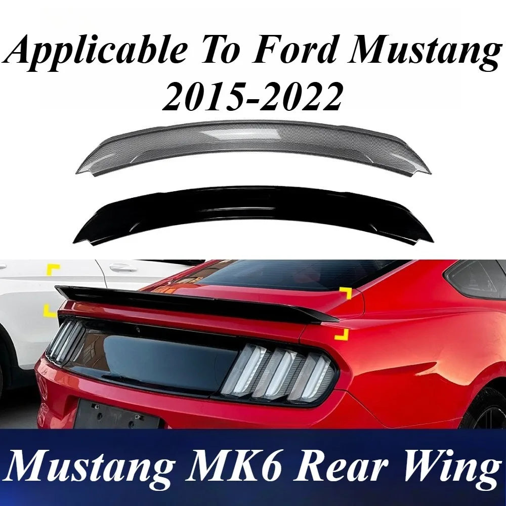 Becquet Ford Mustang MK6 2015-2022 Carbone - vue de face - Becquet Voiture