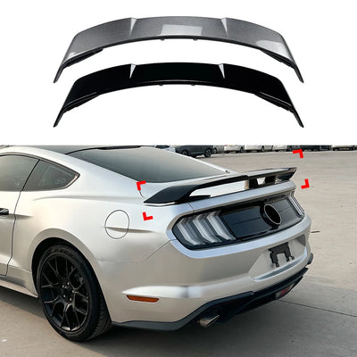 Becquet Ford Mustang MK6 Trunk Carbone 2015-2023 - détail du montage - Becquet Voiture