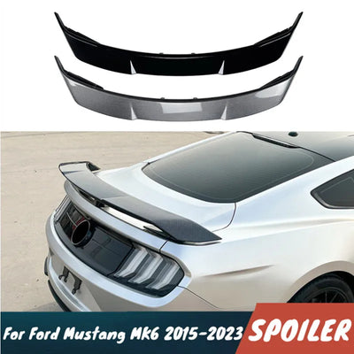 Becquet Ford Mustang MK6 Trunk Carbone 2015-2023 - vue de face - Becquet Voiture