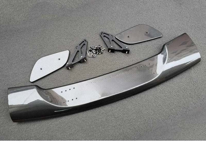Universeller GT-Racing-Spoiler für Limousinen, 145 cm, ABS - Vorderansicht 2 - Becquet Voiture