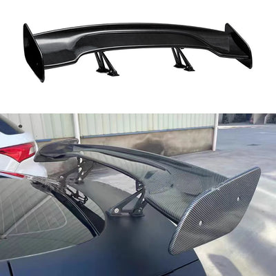 Becquet GT Universel Carbone 145cm Sport Tuning - vue de face - Becquet Voiture