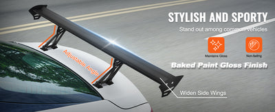 Becquet GT Wing Universel Aluminium 110cm Réglable - en situation - Becquet Voiture
