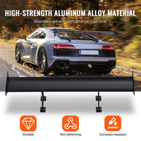 Universeller GT-Flügel-Spoiler aus Aluminium, 110 cm, verstellbar - Rückansicht - Becquet Voiture
