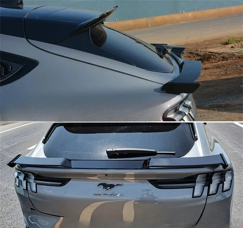 Becquet + Lame Ford Mustang Mach-E 2021-2024 - installé sur véhicule - Becquet Voiture
