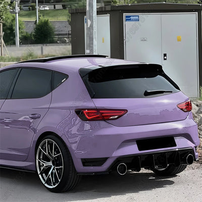 Becquet Latéral Seat Leon 5F FR MK3 5 Portes 2013-2019 - installé sur véhicule - Becquet Voiture