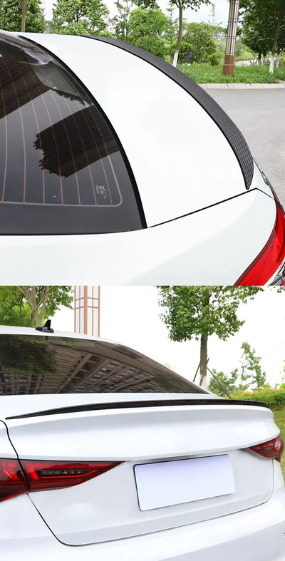Becquet Lèvre Universel 121cm Berline BMW Audi Mercedes - vue de dessus - Becquet Voiture
