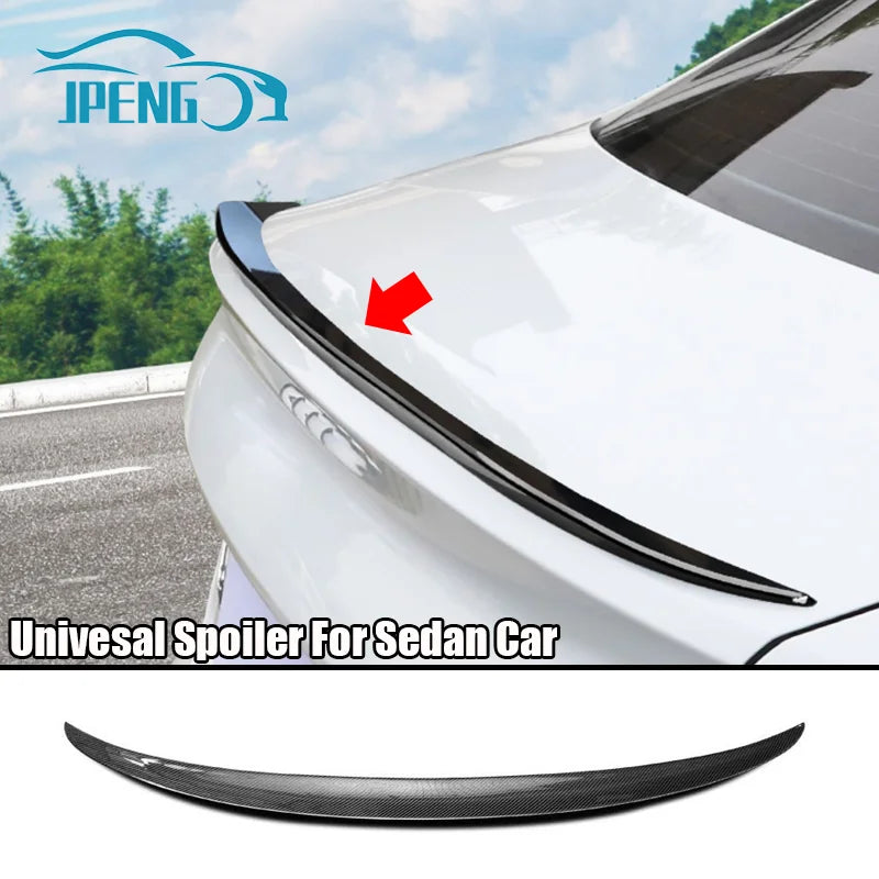 Becquet Lèvre Universel 121cm Berline BMW Audi Mercedes - vue de face - Becquet Voiture