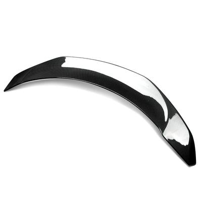 Becquet Look Carbone Tesla Model 3 V Style Ducktail 2017-2022 - détail du montage 2 - Becquet Voiture