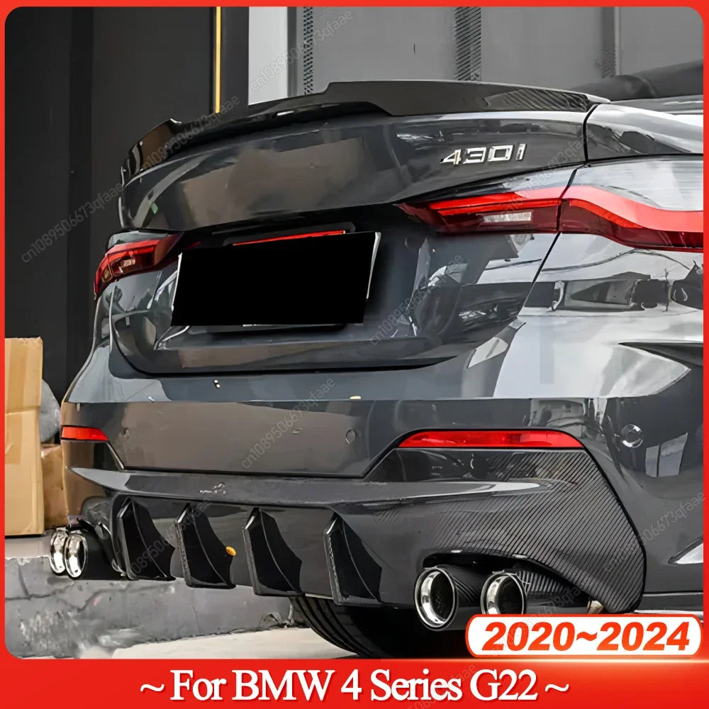 Becquet M4 Style BMW Série 4 G22 2020-2024 - vue de face - Becquet Voiture