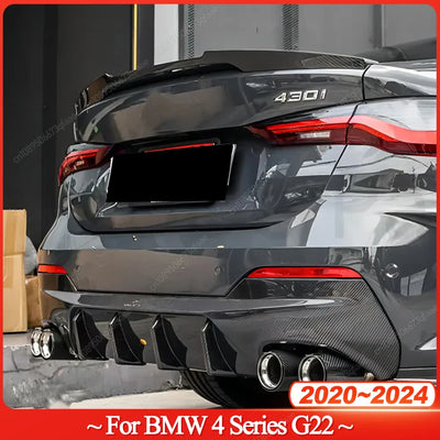 Becquet M4 Style BMW Série 4 G22 2020-2024 - vue de face - Becquet Voiture