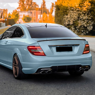 Becquet Mercedes Classe C Coupé C204 AMG 2011-2014 - vue de dessus - Becquet Voiture