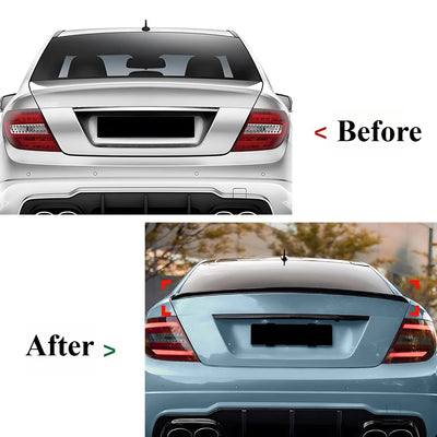 Becquet Mercedes Classe C Coupé C204 AMG 2011-2014 - vue de profil - Becquet Voiture