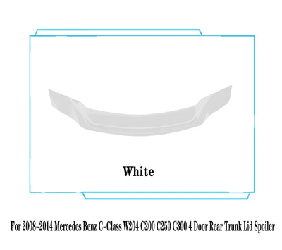 Becquet Mercedes Classe C W204 2008-2014 - vue de face 3 - Becquet Voiture