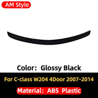 Becquet Mercedes Classe C W204 C63 AMG 2007-2014 - vue arrière 2 - Becquet Voiture