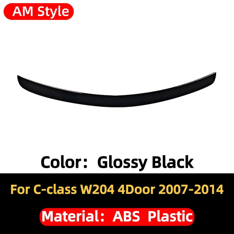 Becquet Mercedes Classe C W204 C63 AMG 2007-2014 - vue arrière 2 - Becquet Voiture