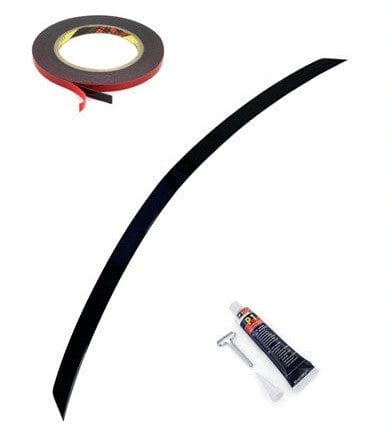 Becquet Mercedes Classe C W204 noir brillant - vue de dessus - Becquet Voiture
