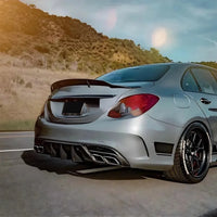 Becquet Mercedes Classe C W205 C43 C450 AMG Splitter - en situation - Becquet Voiture