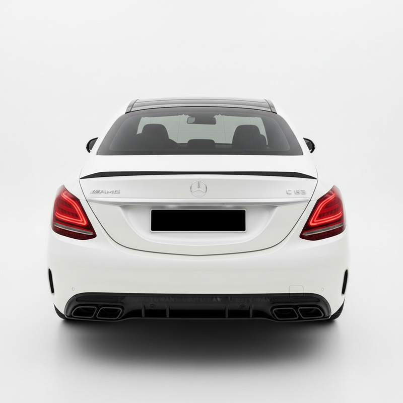 Becquet Mercedes Classe C W205 C63 AMG Berline (2013-2021) - vue de face - Becquet Voiture