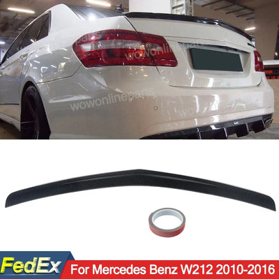 Becquet Mercedes Classe E W212 AMG 2010-2016 Carbone - vue de profil - Becquet Voiture