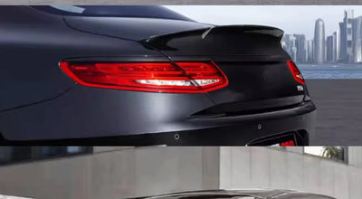 Becquet Mercedes Classe S Coupé S63 C217 Carbone - vue arrière 2 - Becquet Voiture