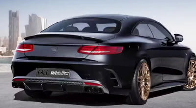 Becquet Mercedes Classe S Coupé S63 C217 Carbone - vue de profil 2 - Becquet Voiture