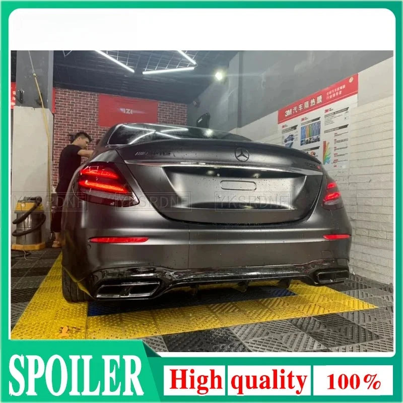 Becquet Mercedes E W213 E63 AMG 2016-2019 ABS - vue de face - Becquet Voiture