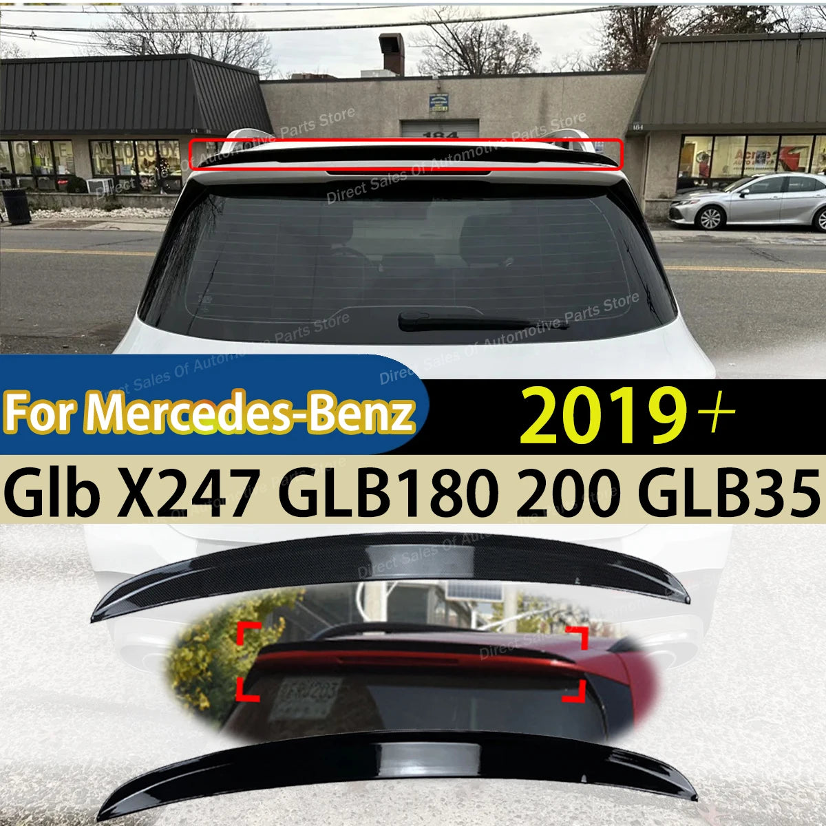 Becquet Mercedes GLB X247 GLB35 AMG 2019+ - vue de face - Becquet Voiture