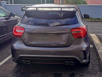Becquet Noir Brillant Mercedes Classe A W176 Look A45 AMG - vue arrière - Becquet Voiture