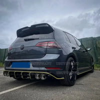 Becquet Oettinger Volkswagen Golf MK7 MK7.5 GTI R - installé sur véhicule - Becquet Voiture