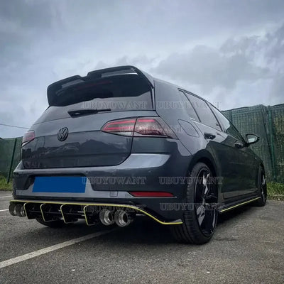 Becquet Oettinger Volkswagen Golf MK7 MK7.5 GTI R - installé sur véhicule - Becquet Voiture