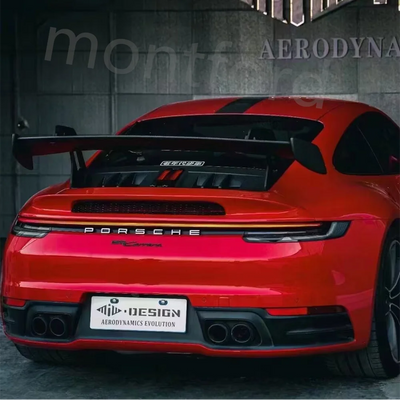 Becquet Porsche 911 992 GT3 Carbone 2019-2023 - vue de trois-quarts - Becquet Voiture