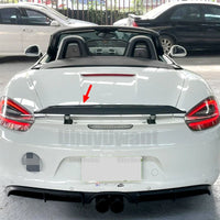Becquet Porsche Boxster 981 2013-2016 - vue arrière - Becquet Voiture