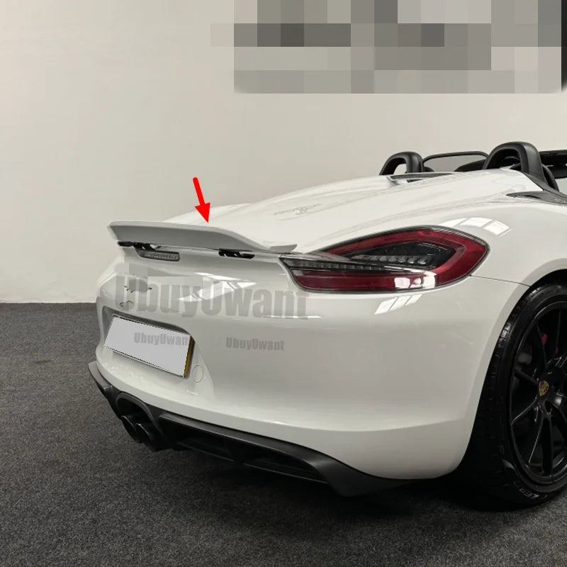 Becquet Porsche Boxster 981 2013-2016 - vue de face - Becquet Voiture