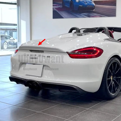 Becquet Porsche Boxster 981 2013-2016 - vue de trois-quarts - Becquet Voiture