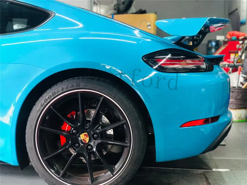 Becquet Porsche Cayman Boxster 718 - vue arrière - Becquet Voiture
