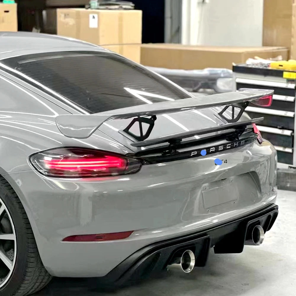 Becquet Porsche Cayman Boxster 718 - vue de face - Becquet Voiture