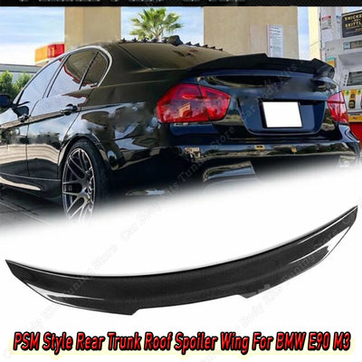 Becquet PSM V2 BMW E90 M3 et Série 3 Berline 2005-2012 - vue de dessus - Becquet Voiture