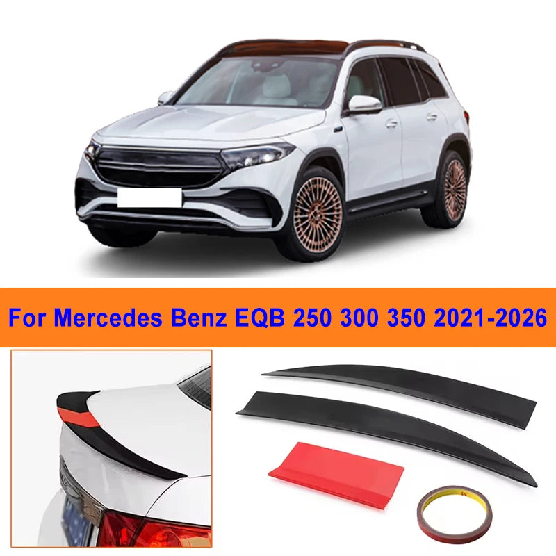 Becquet Reglable Mercedes EQB 250 300 350 2021-2026 - vue de face - Becquet Voiture