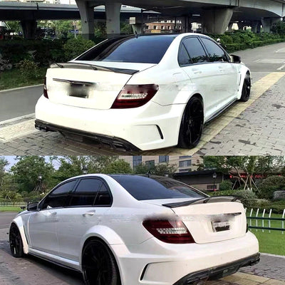 Becquet RT Mercedes Classe C W204 C63 AMG 2008-2014 - vue de profil - Becquet Voiture