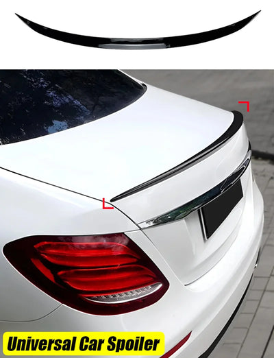 Becquet Souple Universel Noir Brillant - détail du montage - Becquet Voiture