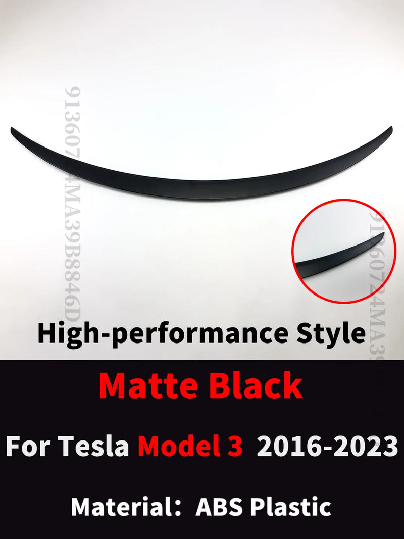 Becquet Tesla Model 3 et Model Y 2016-2023 Performance - installé sur véhicule 2 - Becquet Voiture