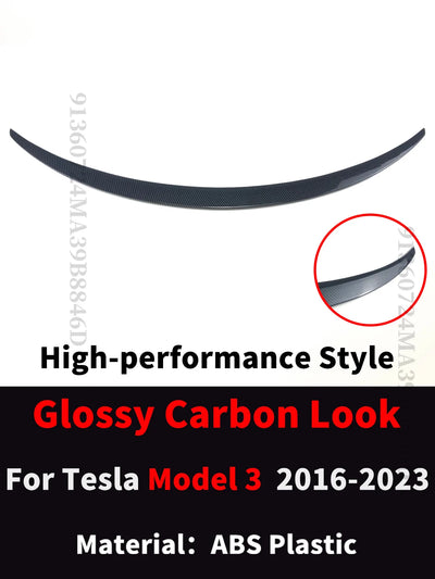 Becquet Tesla Model 3 et Model Y 2016-2023 Performance - installé sur véhicule 3 - Becquet Voiture
