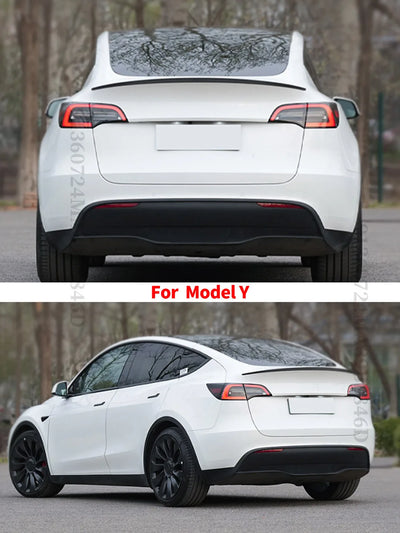 Becquet Tesla Model 3 et Model Y 2016-2023 Performance - vue de dessus - Becquet Voiture