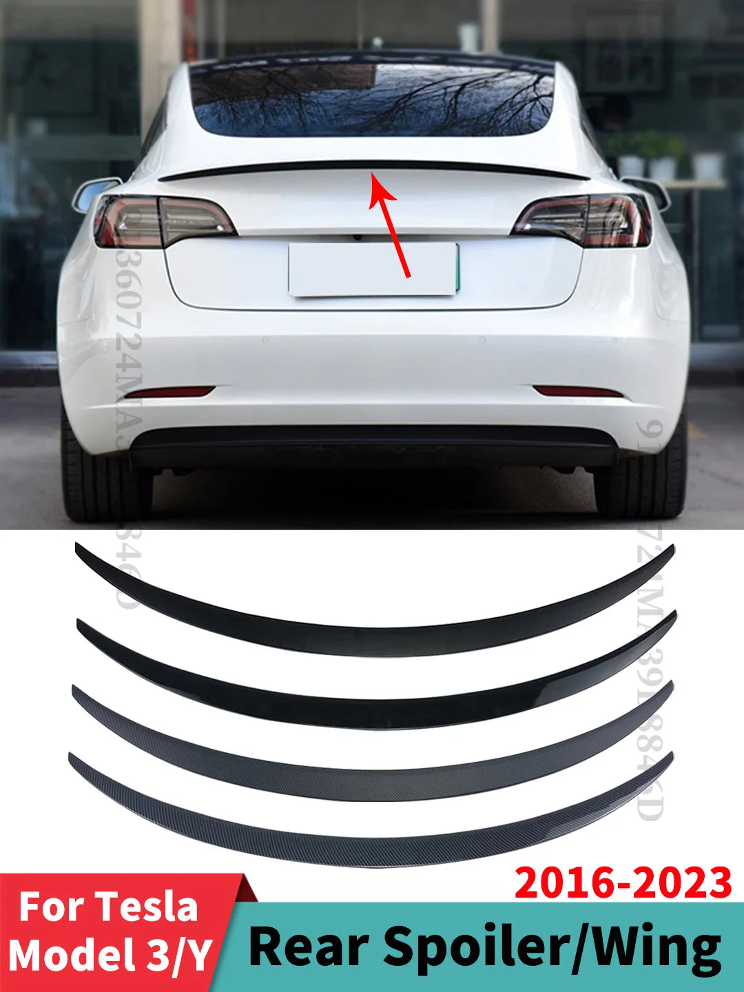 Becquet Tesla Model 3 et Model Y 2016-2023 Performance - vue de face - Becquet Voiture